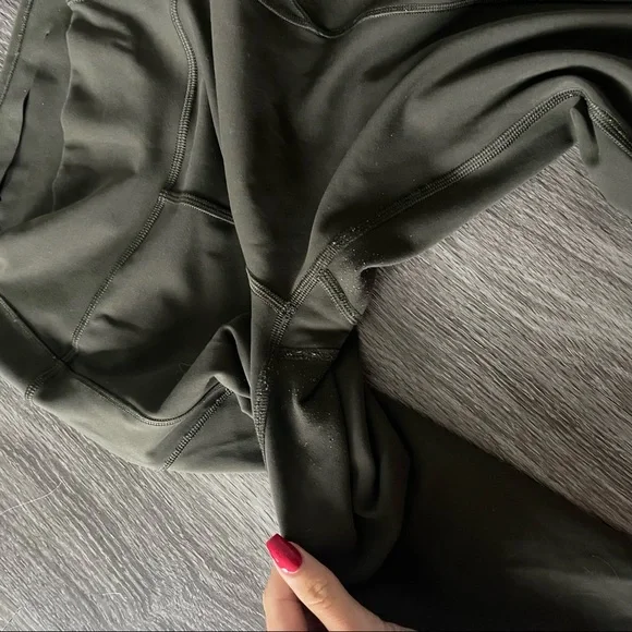Lululemon Army Green Leggings - Picture 2 of 7